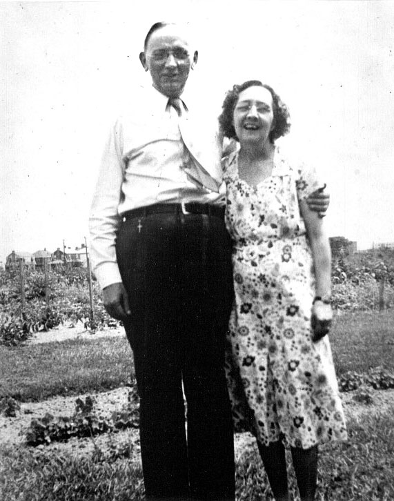 Edgar Cayce met zijn vrouw Gertrude