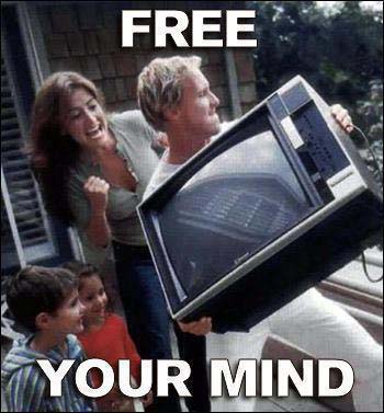 Eruit met die tv!