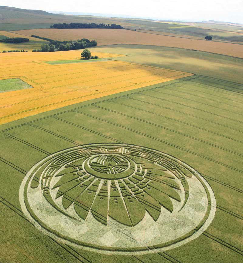 Silbury Hill (Wiltshire), 5 juli 2009
