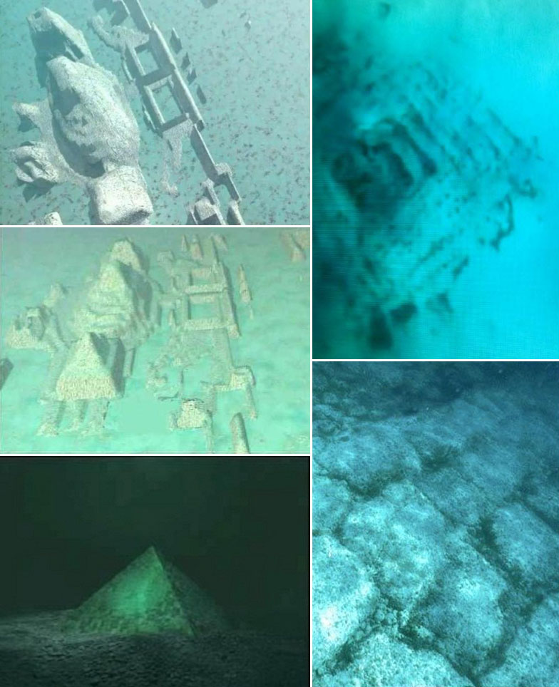 De afgelopen decennia zijn verschillende duikexpedities in de Caraïben op vreemde structuren onder water gestuit. Zo werden er bij het Bahamaanse eiland Bimini o.a. megalitische muren en wegen van honderden meters lang gevonden. De wegen bleken op een zorgvuldig geconstrueerde fundering te liggen, en kunnen dus onmogelijk op natuurlijke wijze ontstaan zijn. Ook waren er contouren van piramides te zien. Er werden sonarbeelden en foto's van gemaakt. Als ze hun ontdekking met de wereld wilden delen, bleken de wetenschap en de media echter nauwelijks geïnteresseerd en werden ze zelfs actief tegengewerkt door de autoriteiten om vervolgexpedities te ondernemen