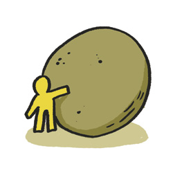 Stenen bollen